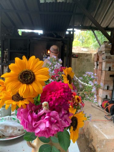 Fleurs et cuisson