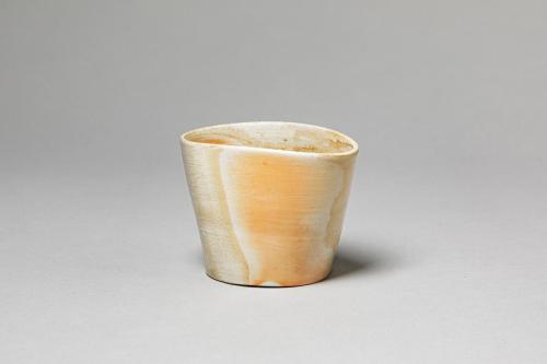 Soba Choko en porcelaine flammée
