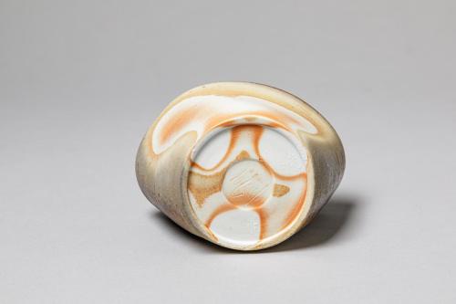 Soba Choko en porcelaine flammée